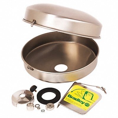 Retrofit Dust Cover w/Bowl Silver