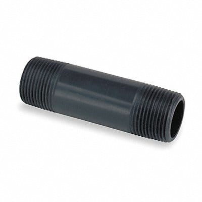 Nipple PVC 4 x 12 In Schedule 80 Gray