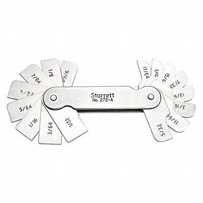 Radius Gauge Set Accuracy +/- .002