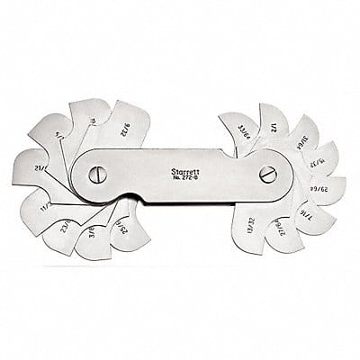 Radius Gauge Set Accuracy +/- .002