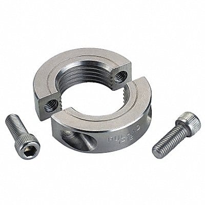 Shaft Collar Threaded 2Pc 1-1/2-6 In SS