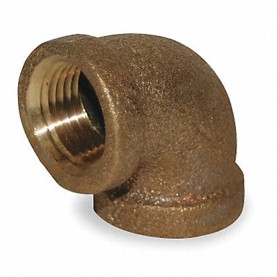 90 Elbow Red Brass 1 FNPT Class 125