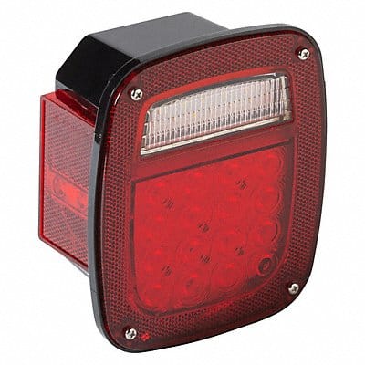 Box Lamp Square Red 5-3/4 L