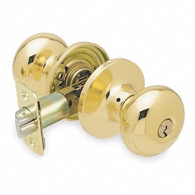 Knob Lockset Mechanical Entrance Grd. 3