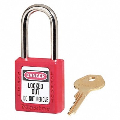 K7448 Lockout Padlock KA Red 1-3/4 H PK6