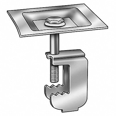 Grating Clip Square 2 Bar H PK25