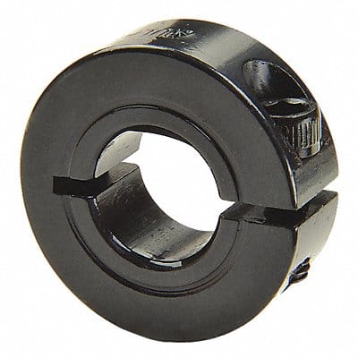 Shaft Collar D-Bore 1Pc 1/2 In Steel