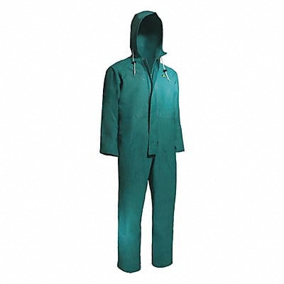 Rain Coverall Unrated Green 2XL Rain Coverall Unrated Green 2XL