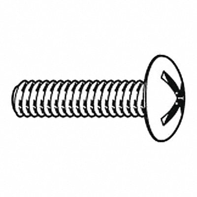 MS #6-32 Zinc Plated 1 L 100PK