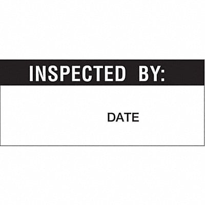 Quality Inspectn Label 1-1/2 W PK70