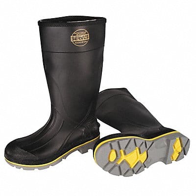 D0345 Rubber Boot Men s 15 Knee Black PR