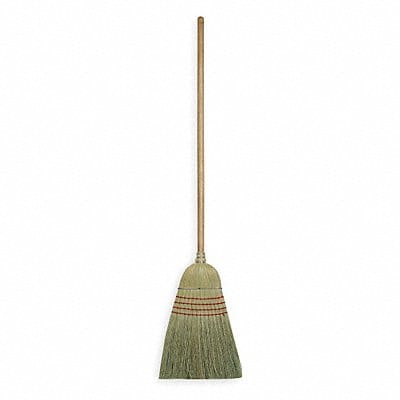 Corn Broom 38 in Handle L 12 in Face