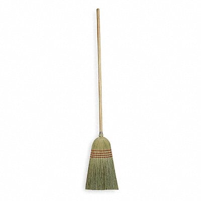 Corn Broom 38 in Handle L 12 in Face