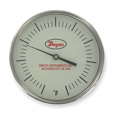 K3124 Bimetal Thermom 5 In Dial 0 to 500F