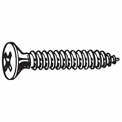 SheetMetalScrw Scrw Sz #6 Zinc 2 L PK100