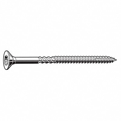 Multi Screw #8 Flat Zinc YL 2 L PK200