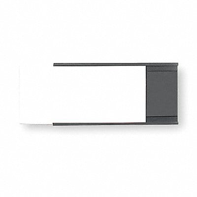 Label Holder Dark Brown C-Channel PK25