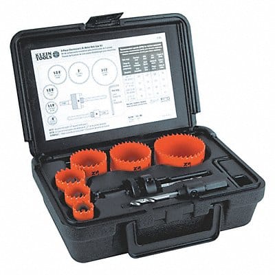 Bi-Metal Hole Saw Kit 8 Piece