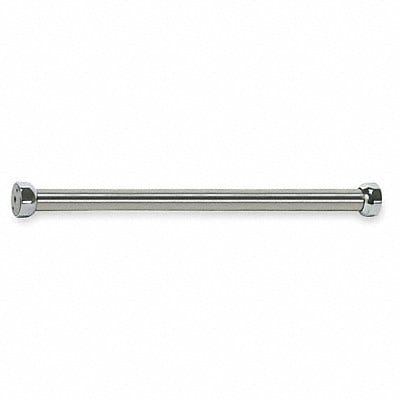Shower Rod SS 60 in L Chrome Plated