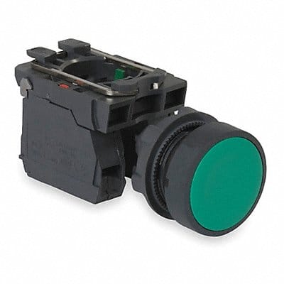 H7079 Non-Illum Push Button 22mm 1NO/1NC Green