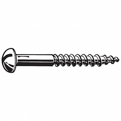 Rd Hd Wood Scrw ZincYL #8 1.5 L PK100