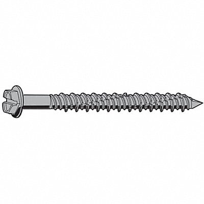 ConcSrw HexWshSlot S 1/4 D 6 L PK100