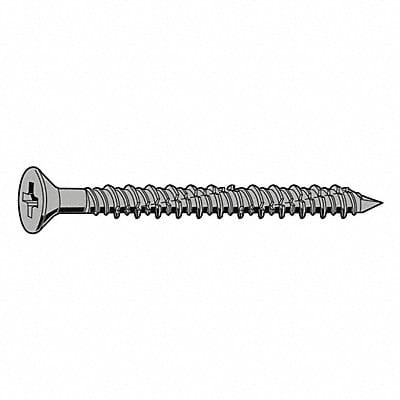ConcSrw FltPhlips S 3/16 D 3-3/4 L PK100