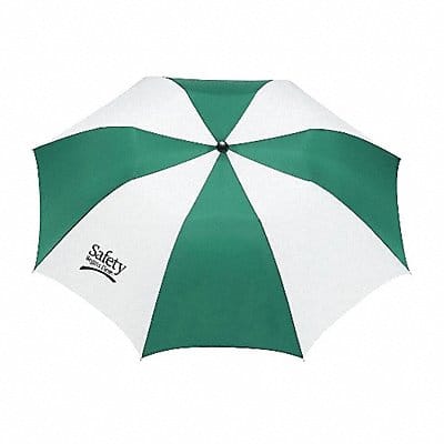 Umbrella 42 in Green/White Polyester