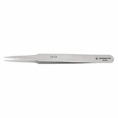 Tweezer Flat 4-3/4 in L SS 1/16 in Tip