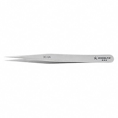 Tweezer Fine 4-1/4 in L SS 1/64 in Tip
