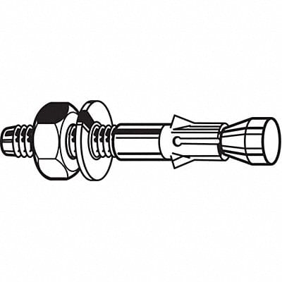 Wedge Anchor 1/2 -13 SS 1/4 in PK50