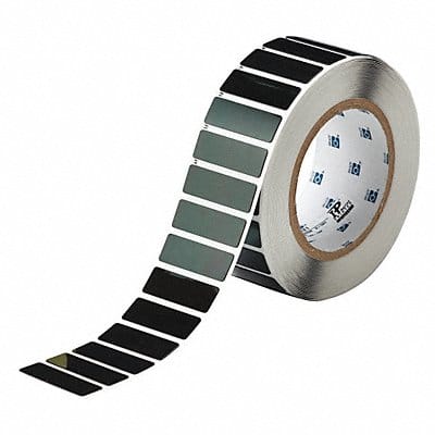 Label Black Glossy Polyester 1-3/4 in W