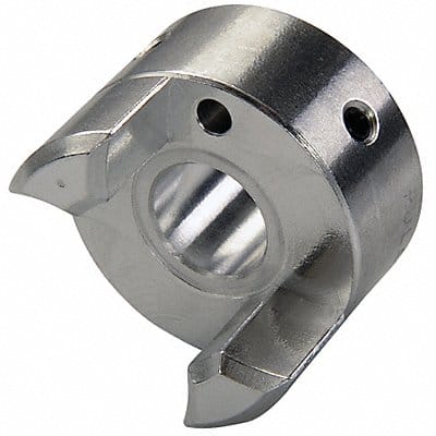 Curved Jaw Coupling Hub 15mm Aluminum