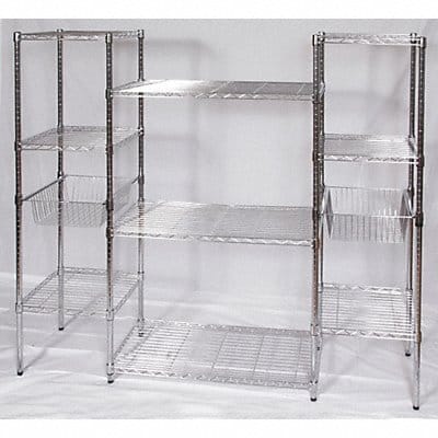 Wire Shlv Unit Cap 300 lb 18inx63inx68in