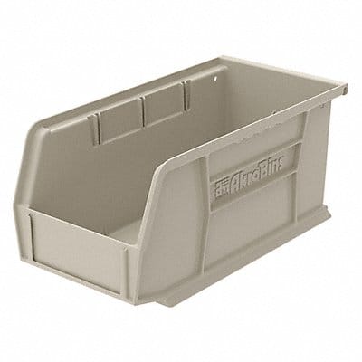 F8657 Hang and Stack Bin Stone Plastic 5 in
