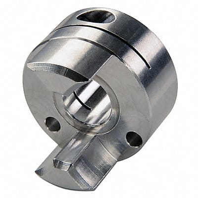 Curved Jaw Coupling Hub 7mm Aluminum