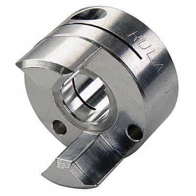 Curved Jaw Coupling Hub 8mm Aluminum
