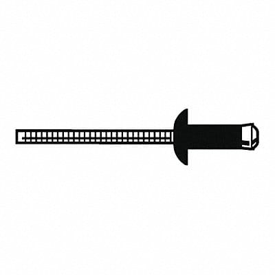 Blind Rivet 2.174 in L 0.25 in dia PK100 Blind Rivet 2.174 in L 0.25 in dia PK100