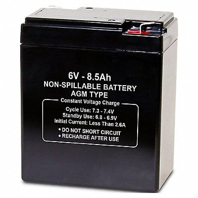 Battery 6VDC 8.5Ah 0.187 Faston