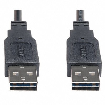 Reversible USB Cable Black 3 ft.