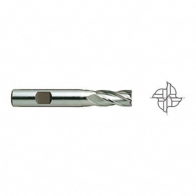 Sq. End Mill Single End HSS 5/8