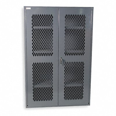 Storage Cabinet 72 x48 x18 Gray 3Shlv