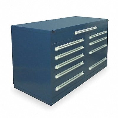 ModDrwrCab 37 x60 x28 Dark Blue 10Drwr ModDrwrCab 37 x60 x28 Dark Blue 10Drwr