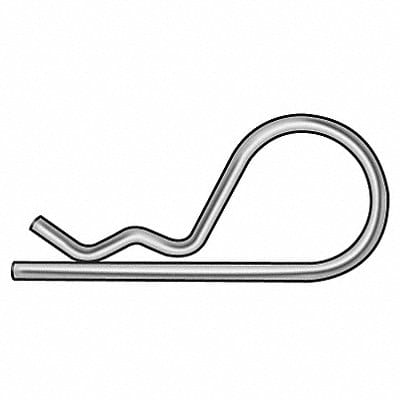 Cotter Pin 0.028 in dia 0.6 in L PK25