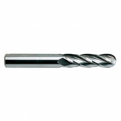 Ball End Mill Single End 1/8 Carbide