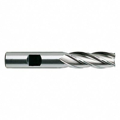 Sq. End Mill Single End HSS 1/2