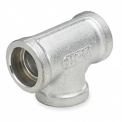 Tee 304 SS 3/8 in Pipe Size Class 3000