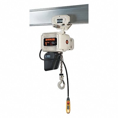 Elec. Chain Hoist w/Trolley 4000lb 20ft