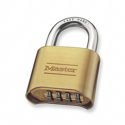 Combination Padlock 1 1/2 in Rectangle