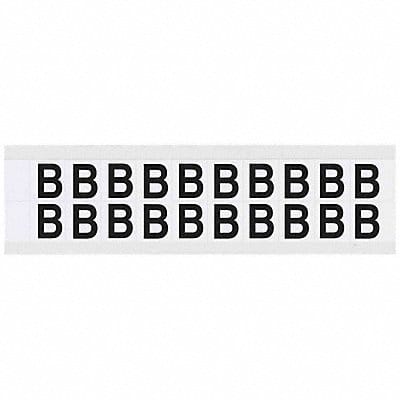 Letter Label B 3/4in.Hx21/32in.W Vinyl
